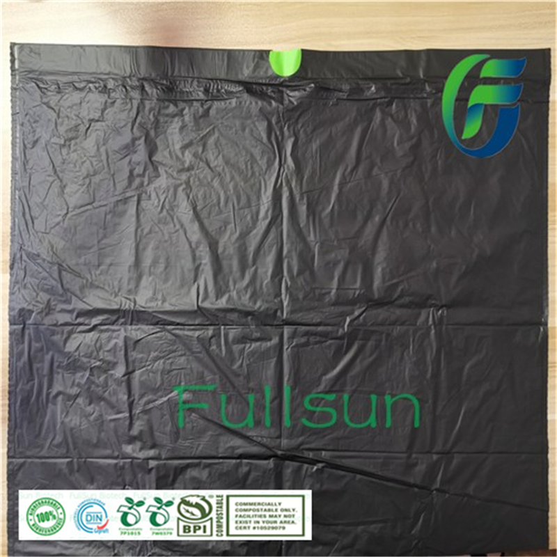 Accept Customization Biodegradable Drawstring Garbage Bag Household Packaging Composting Plastic Bag