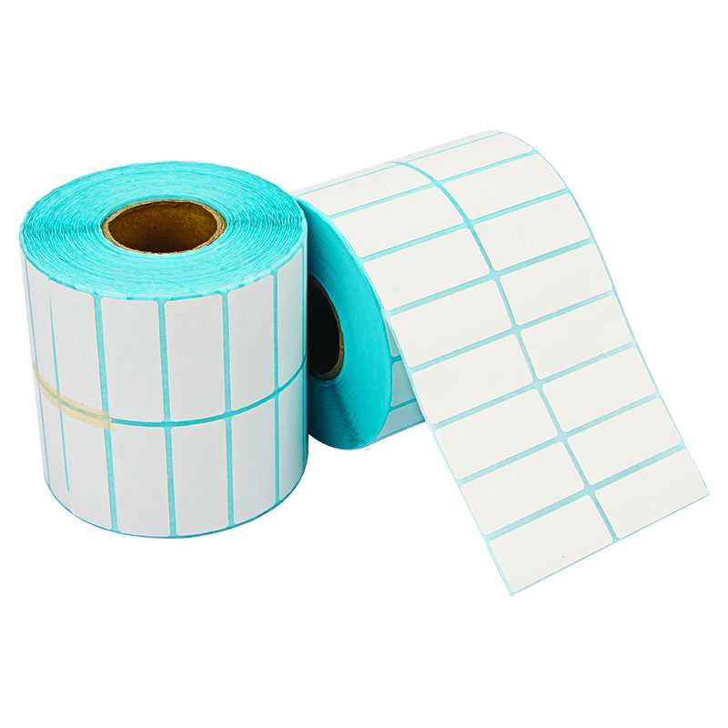 Custom White Blank Waterproof Supermarket Vegetable and Fruit Barcode Direct Thermal Label