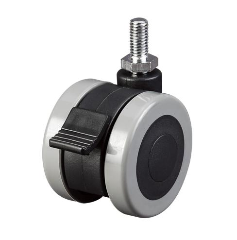 China Factory Price 50mm Office Chair Castor Furniture Grip Stem Caster Wheels