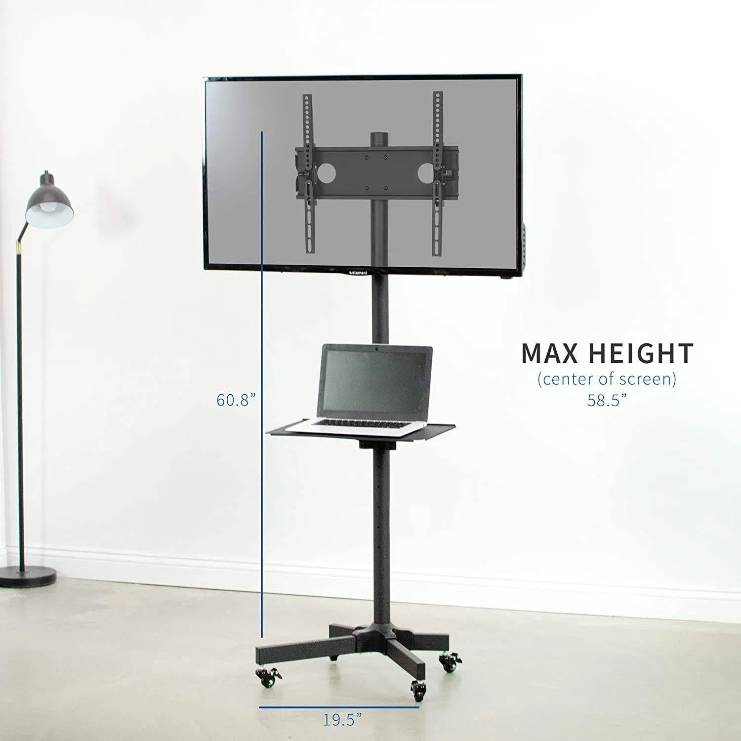 V501 Tvstand with Wheels for 32-55screen TV Rack Mobile TV Mounts Carts