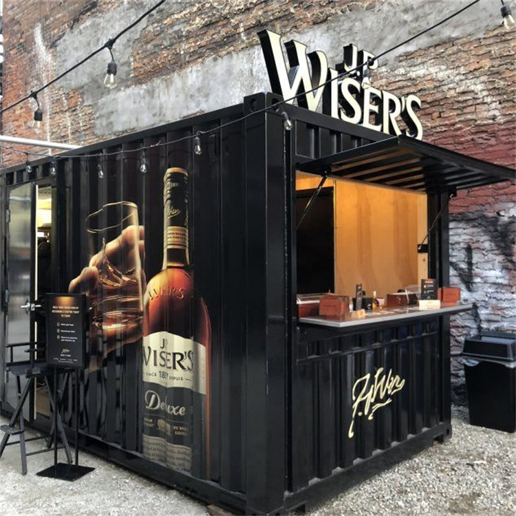 Low Price New Design Prefabricated Houses for Fast Food Bubble Tea