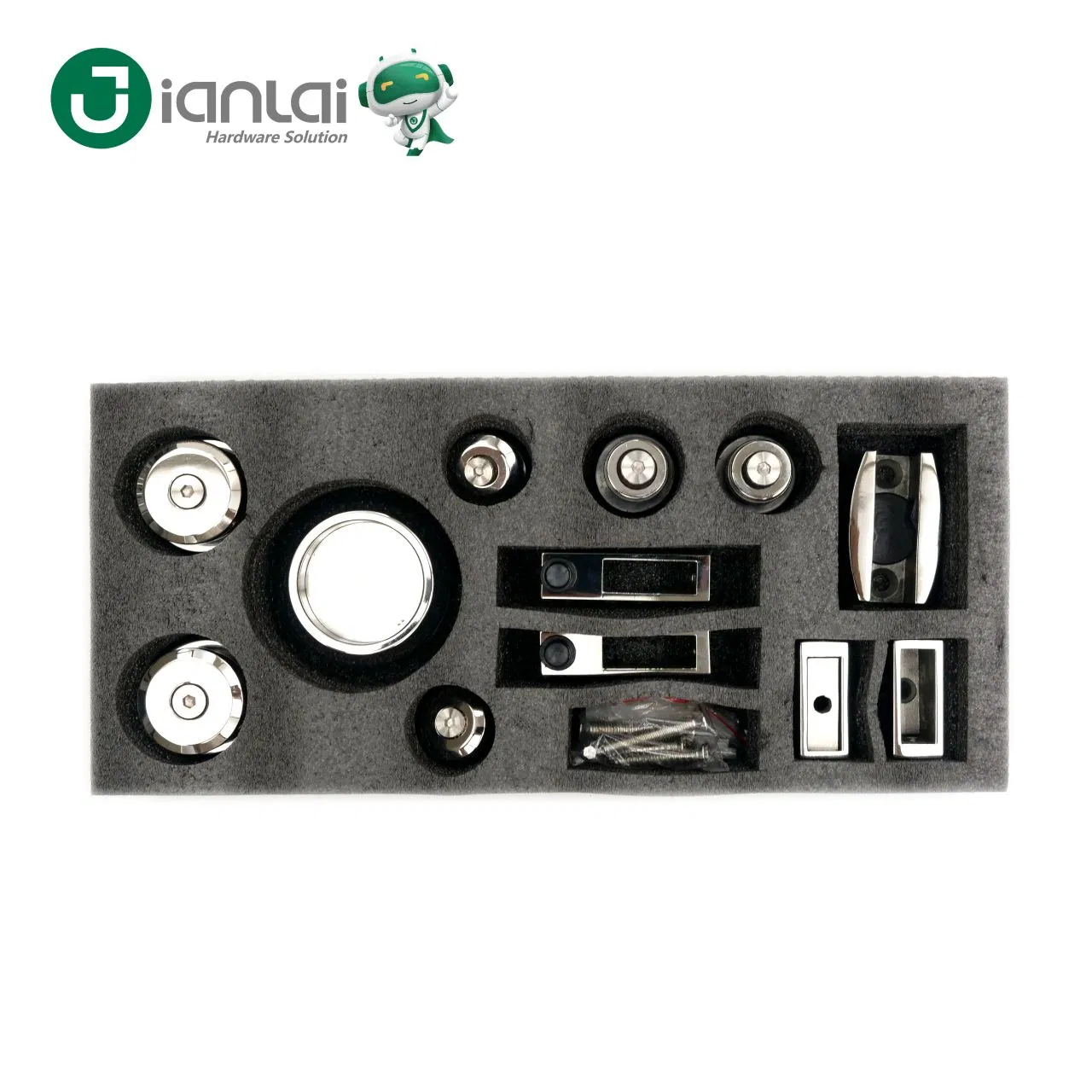 Frameless Sliding Shower Glass Door Hardware Shower Enclosure Kit for Showers