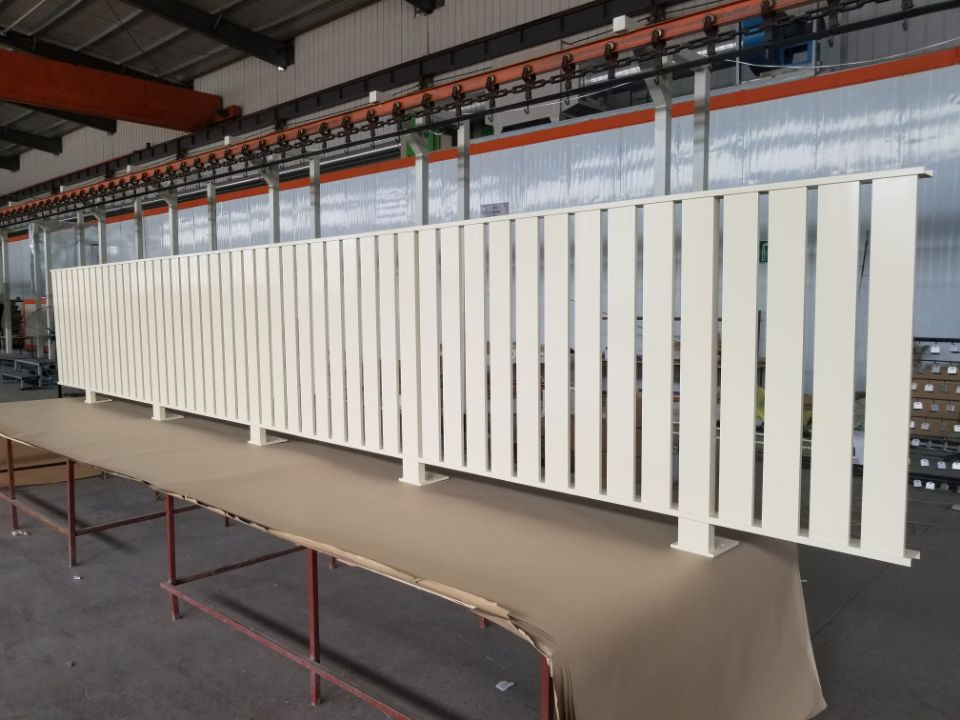 Louver Fence Panel Durable Security Aluminum Fence Panel Coated Outdoor Louver Gate Clearview