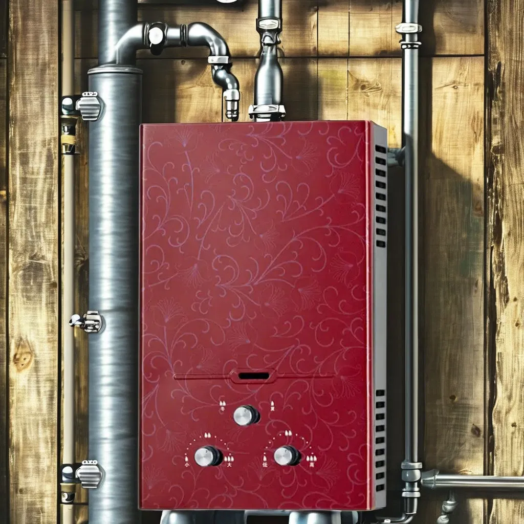 Instant Gas Water Heater for Gas Portable Shower with Digital Display and Custom Logo