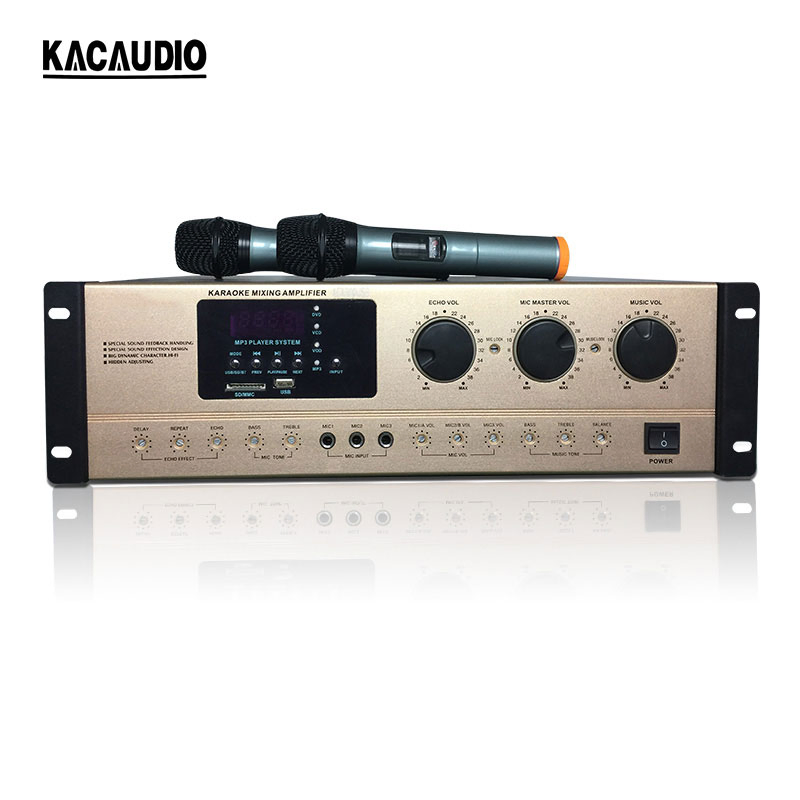 Усилитель для караоке и конференций 500Вт с USB/BT/FM