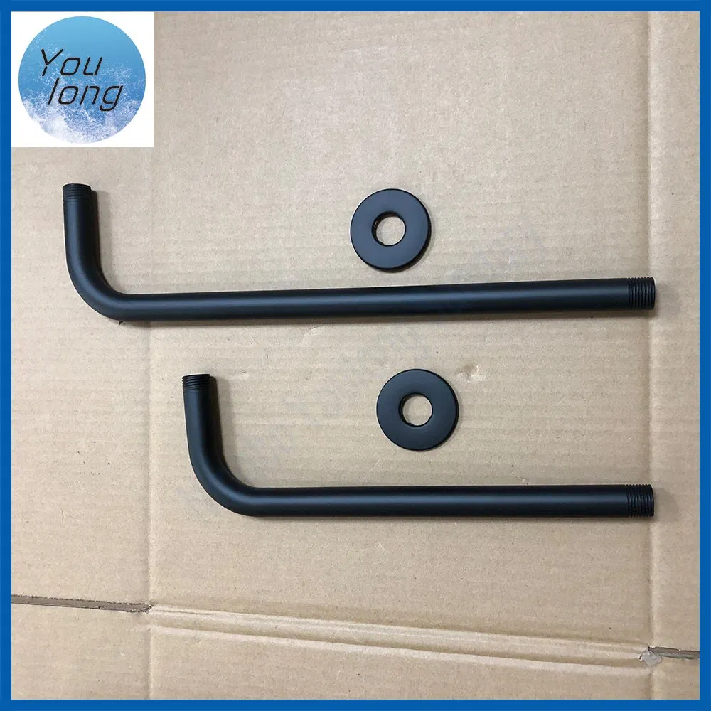 Bathroom Shower Arm Hardware Wall/Ceiling Mounted Brass Shower Arm for Rain Shower Head