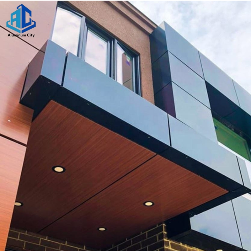 Aluminium Composite Panel Cladding Waterproof Plastic Wall Panels out Doors