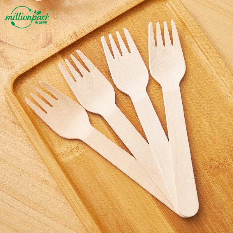 Disposable Wooden Forks for Catering Restaurant Events