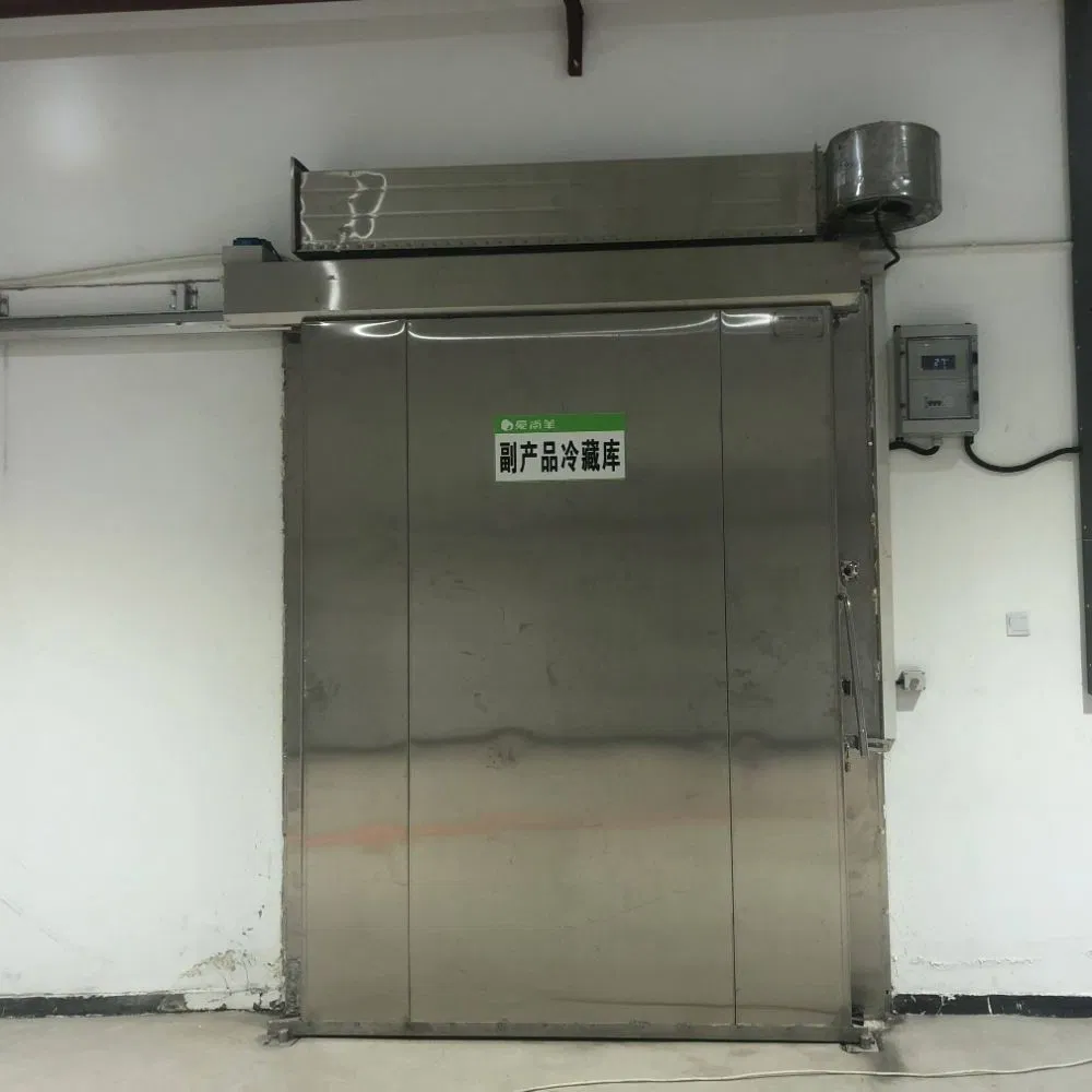 Robust Thermal-Insulated Sliding Cold Storage Door for Livestock Processing Plants