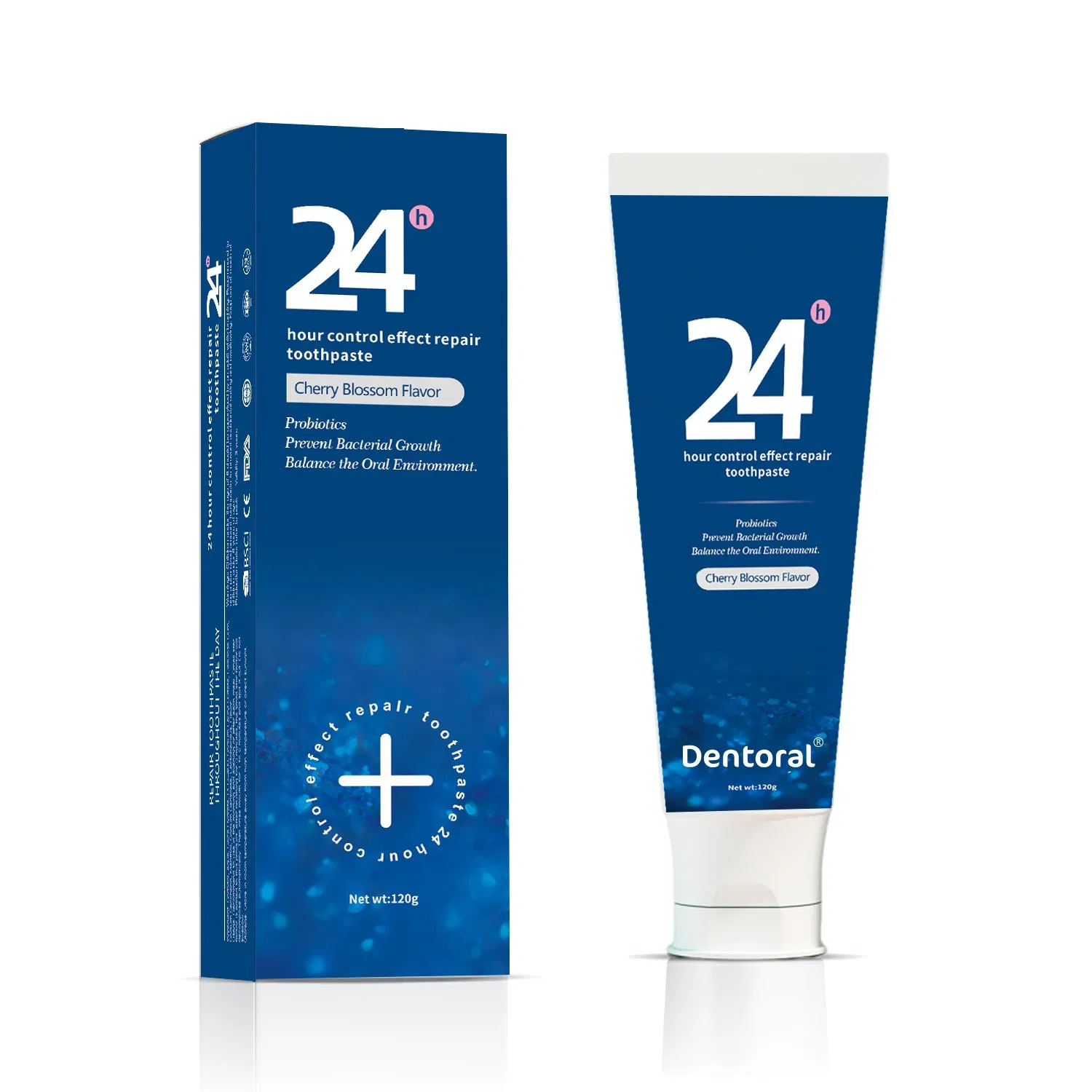 Teeth Whitening Natural 24 Hour Control Effect Repair Toothpaste