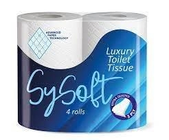 Customized Logo 100% Virgin Wood Pulp Soft Toilet Roll Tissue Paper