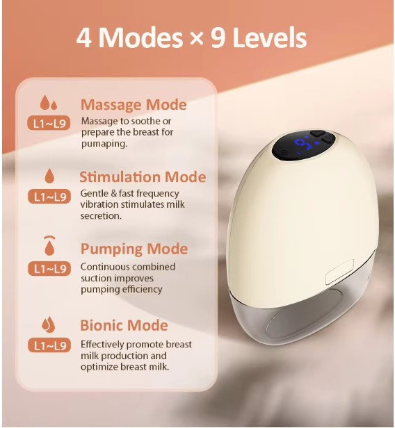 High Quality BPA Free Safe Lightweight Electric Breast Pump Baby Products