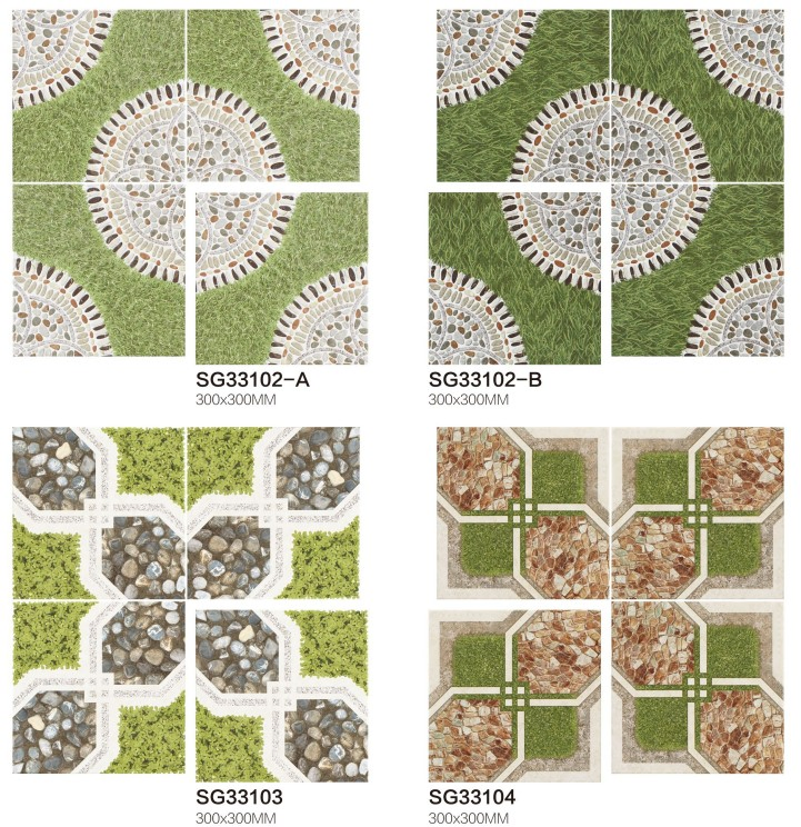 China Building Material Decoration 300X300mm Ceramic Matte Floor Antique Tile