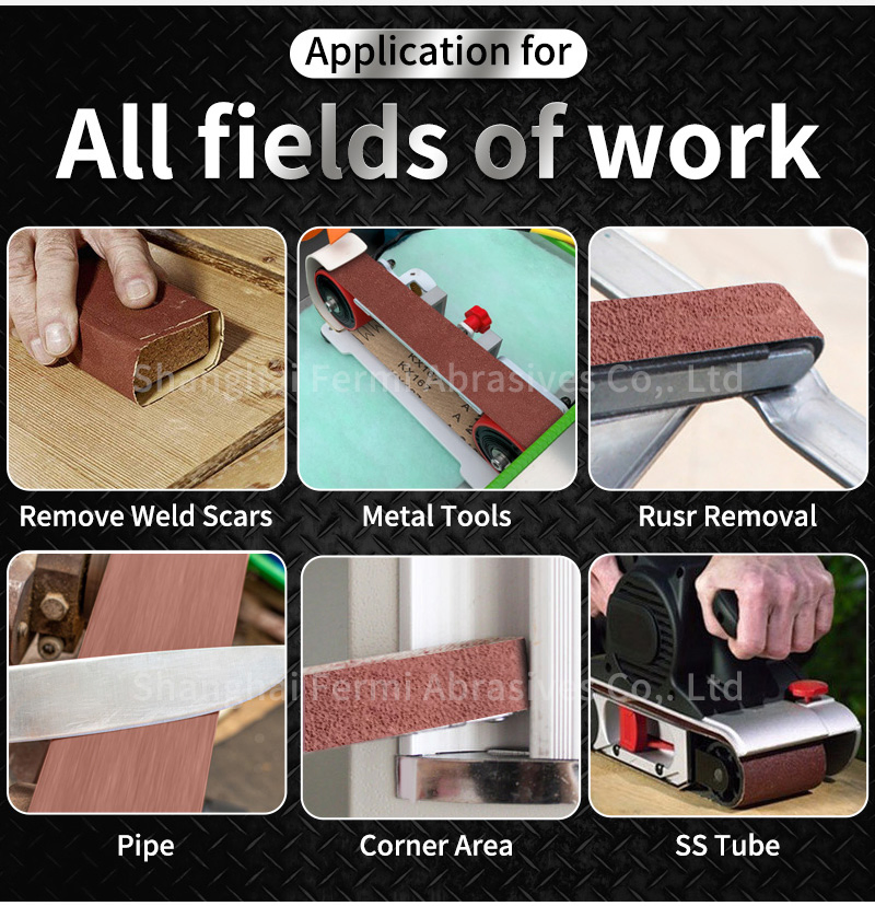 Набор абразивных лент 3/4x12 дюймов для заточки ножей, 10 шт