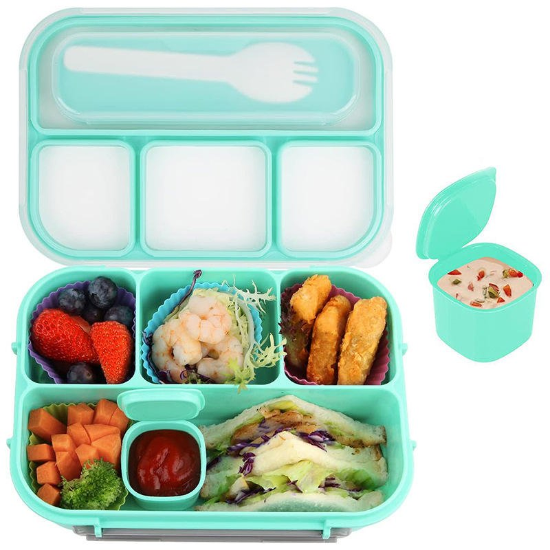 Sleek Portable Large-Capacity Microwave-Safe Lunch Box for School