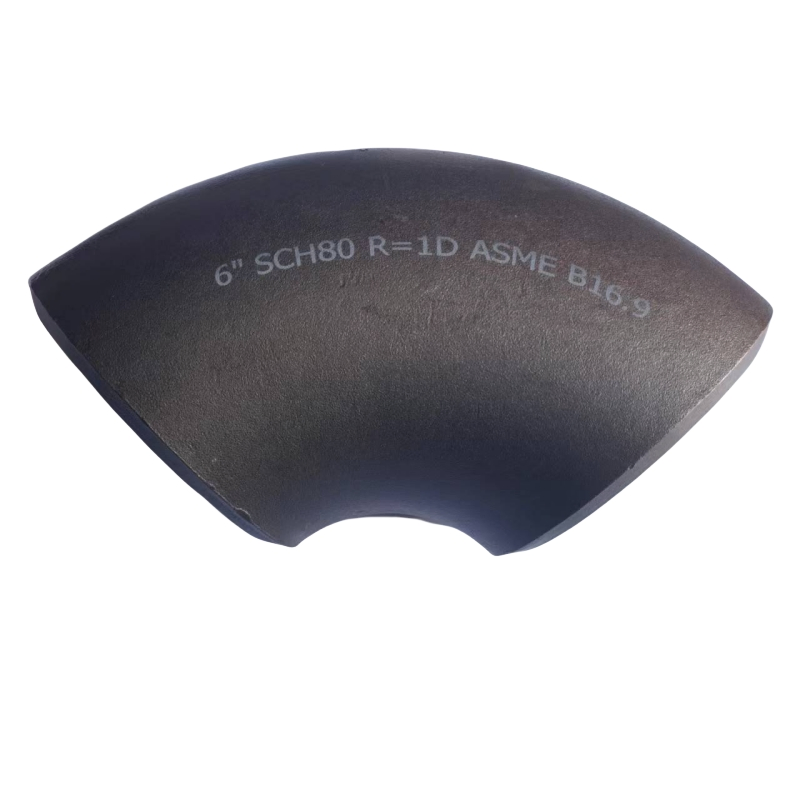 Plumbing ASME B16.9 1d 6" Carbon Steel Sch80 Elbow Pipe Fitting
