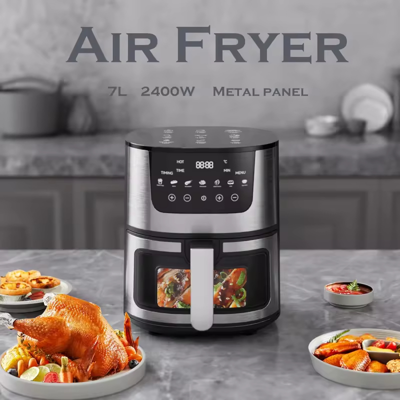 Factory Stainless Steel Digital Air Fryer De 4.5L 6L 7L 8L 10L 12L Consumer Reports Best Hot Electric Air Fryer Without Oil