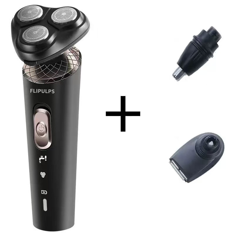 Customizable Beard Grooming Kit with Portable Razor Functionality