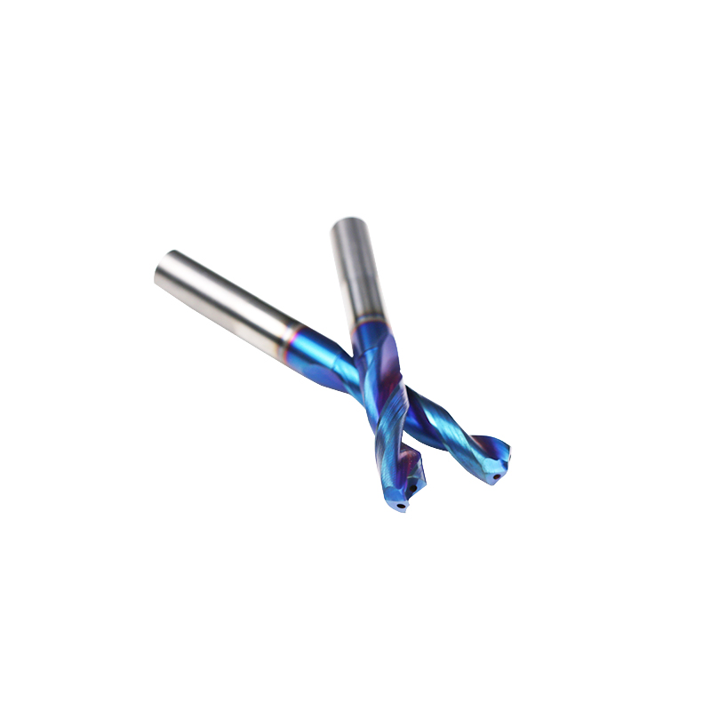 Tungsten Steel Drill 65° 3D Internal Cooling Nano Blue Drill