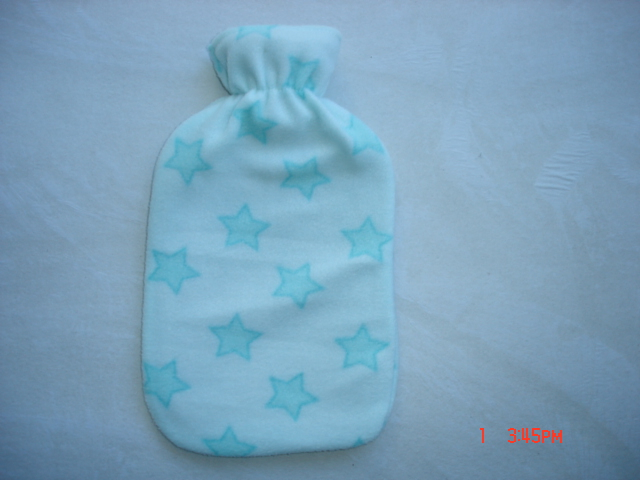 Custom New Design Plush Natural Rubber Hot Water Bottle Hand Warmer Cover