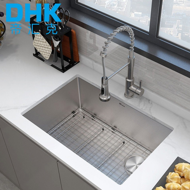 China Wholesale Price Nano Black Sink High Quality Stainless Steel Farmhouse Sink Undercounter Bowl Washing Basin Bestme Kitchen Sink