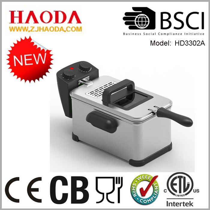 Durable Portable and Healthy Home Appliance Deep Fryer 2000W Fryer