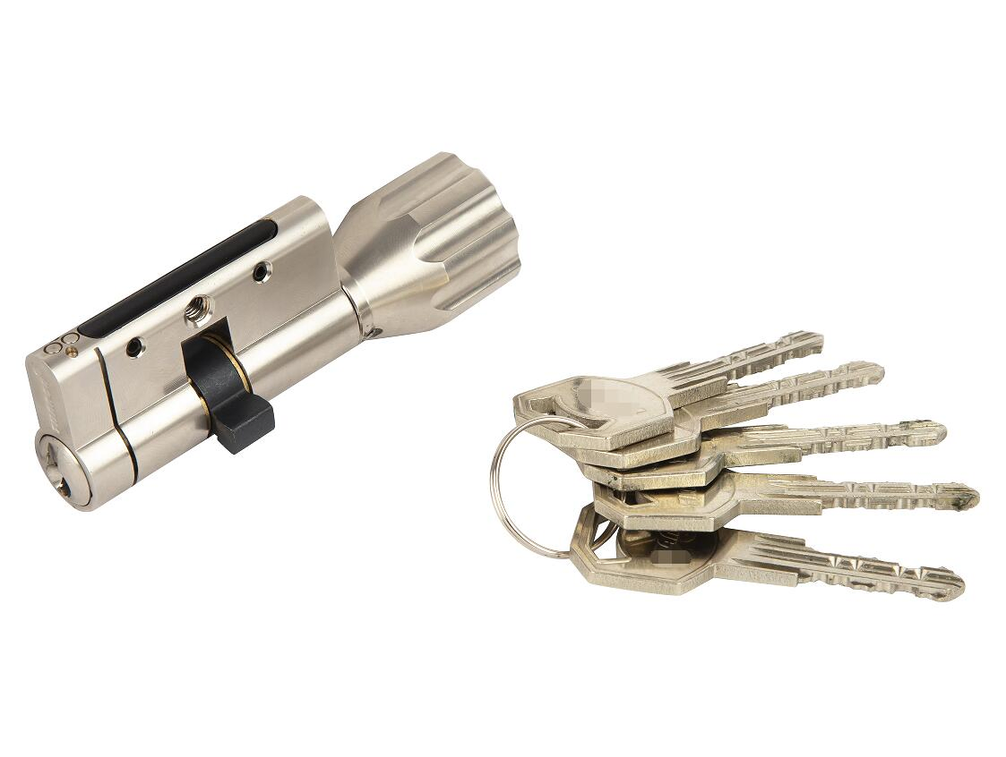 Euro Style High Security Big Knob Brass Key Cylinder