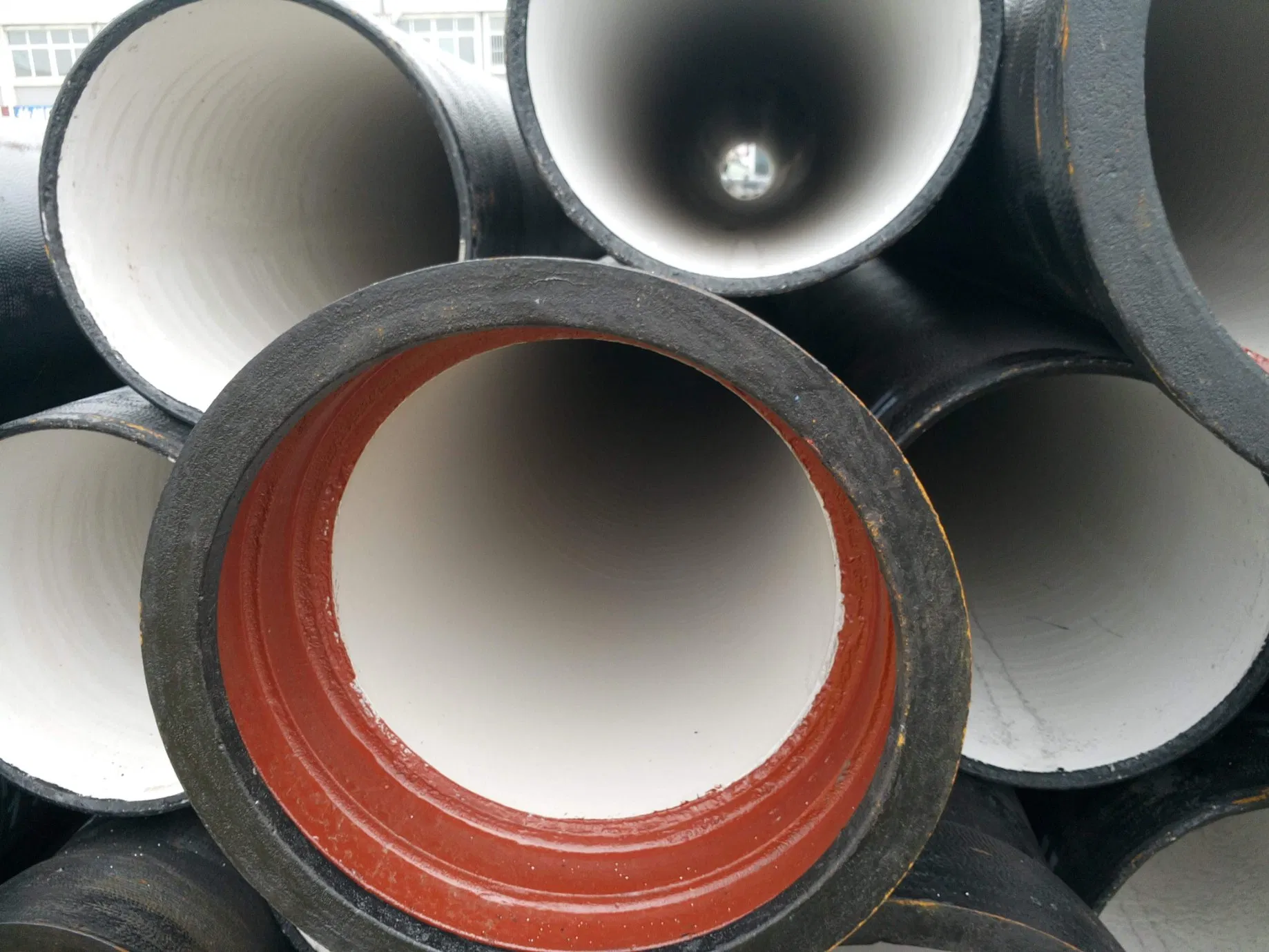Large Diameter Coating K7 K9 Class Ductile Cast Iron Pipe Fittings