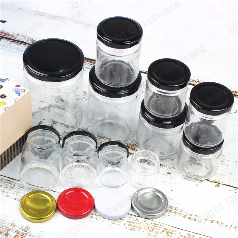 Cheap Round Glass Jar with Lid for Wholesale