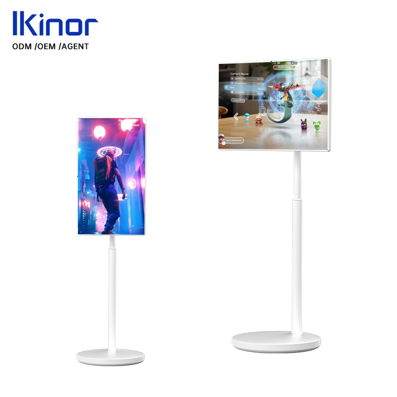 Portable Smart TV Kiosk with Battery