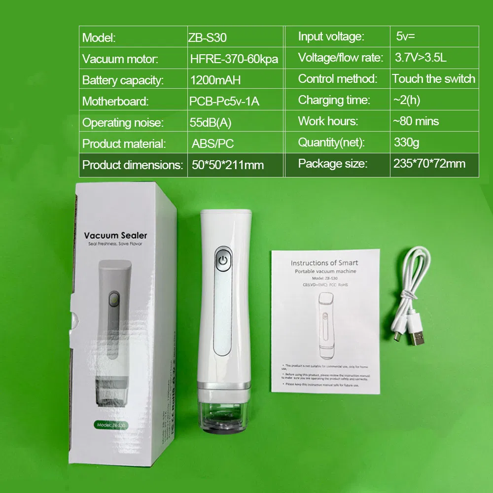 Intelligent Portable Handheld Vacuum Pump Household Other Kitchen Implements