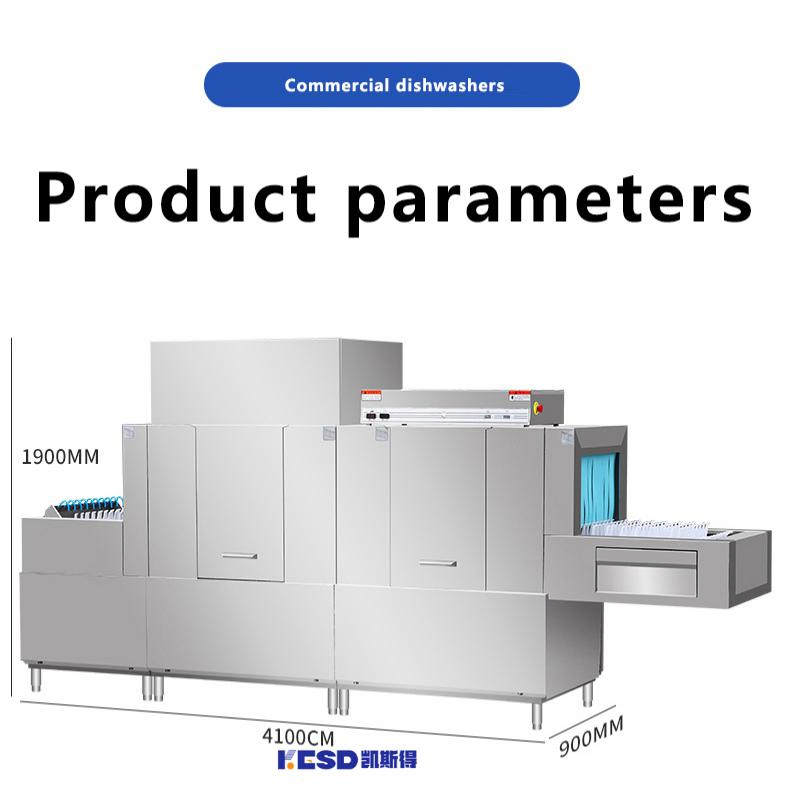 Large Commercial Kitchen Dishwasher Equipment High Efficiency Factory Direct Price Automatic Dishwashers