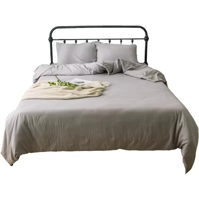 Wholesale Modernization Long-Staple Cotton Elegant Sheet Duvet Cover Bed Skirt Four-Piece Set