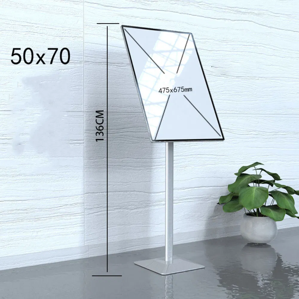 Vertical Floor-to-Ceiling Shopping Mall Advertising Poster Display Stand