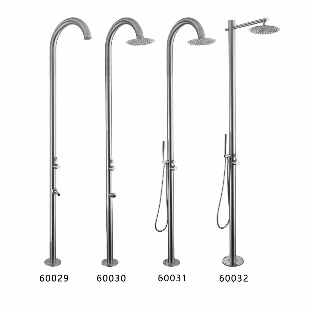 Modern Style Durable Stainless Steel Outdoor Shower for Swimming Pool