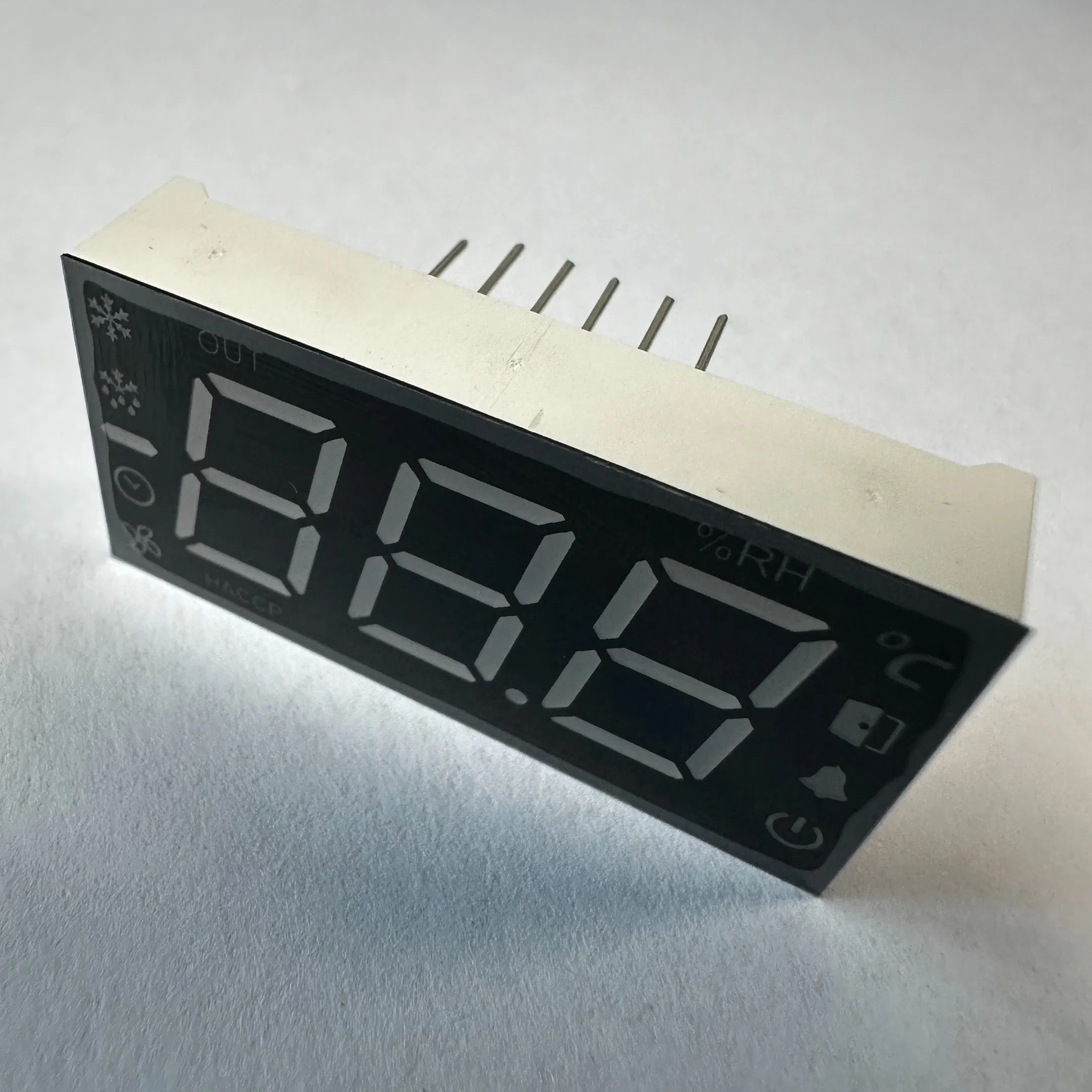 Multicolour 3 Digit 7 Segment LED Display for Refrigerator
