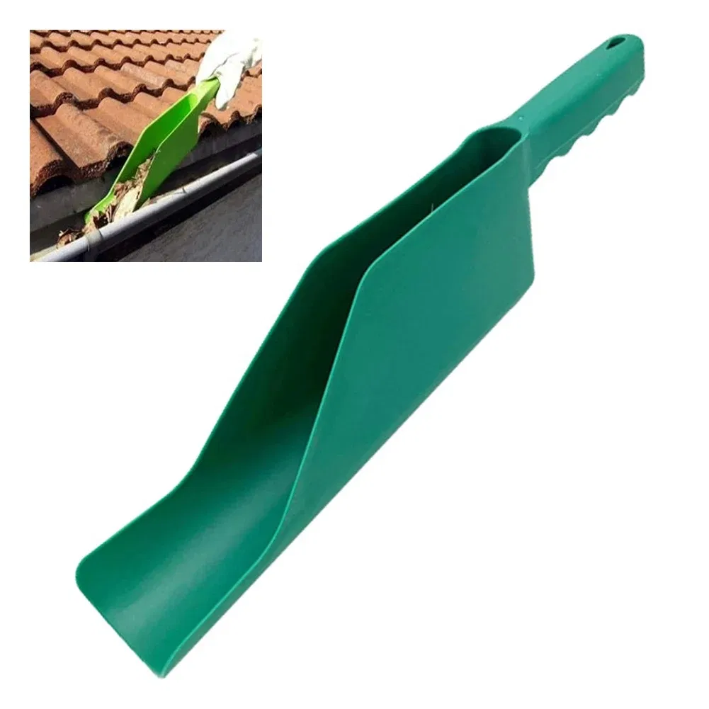 Getter Gutter Scoop Eaves Shovel Gardening Tools Plastic Garden Leaf Cleaning Spoon Large Capacity Roof Gutter Shovel Supplies