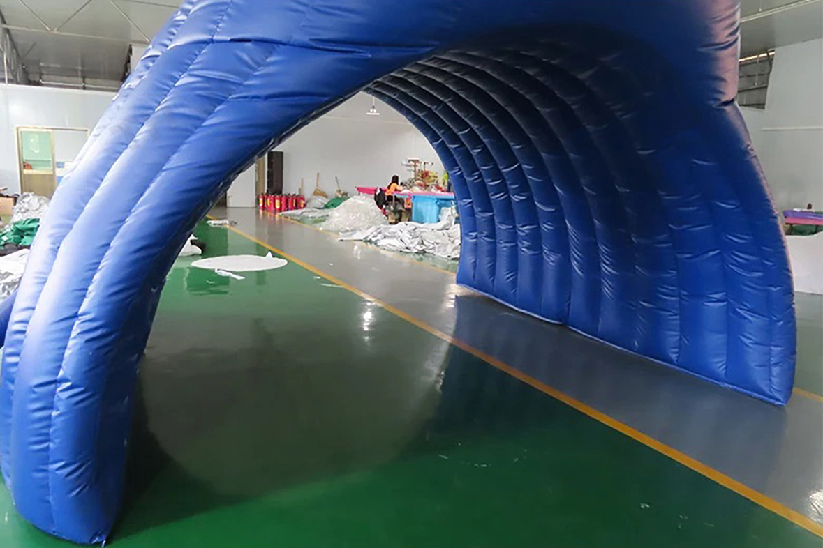 Boyi Inflatable Football Events Helmet Tunnel Horse Mascot Football Tunnel