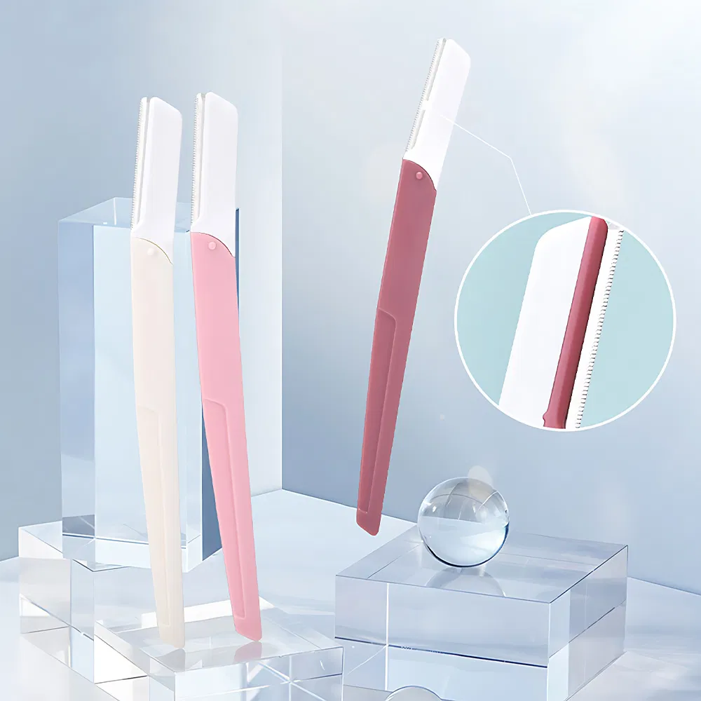 Stainless Steel Blade Facial Hair Trimmer Shaper Portable Shaver Razors Eyebrow Razor for Women