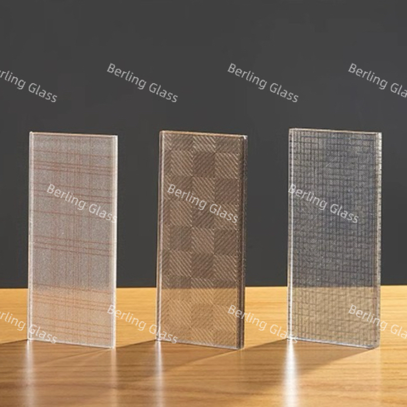 100% Polyester Wired Glass Superior Laminating Fabric PVB EVA Pet Fiber Glass