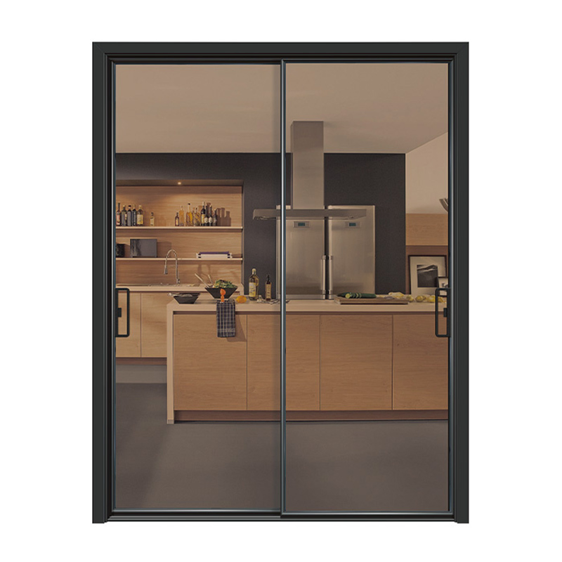 Patio Door Frame Fire Rated Door Aluminum Sliding Door with Handle