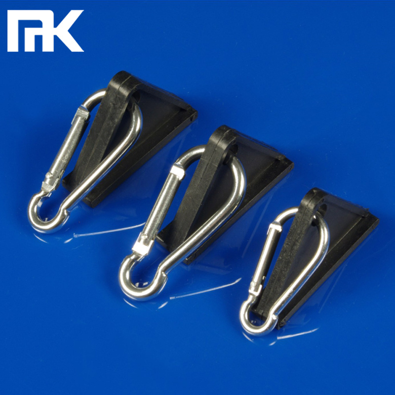 T Slot Extrusion Aluminum Metal Hook Black Die Cast Aluminum Slide