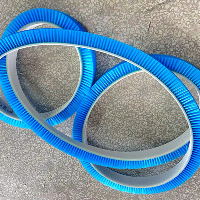 Long Customized Industrial Nylon Bristle Flexible Flat Belt Strip Brush