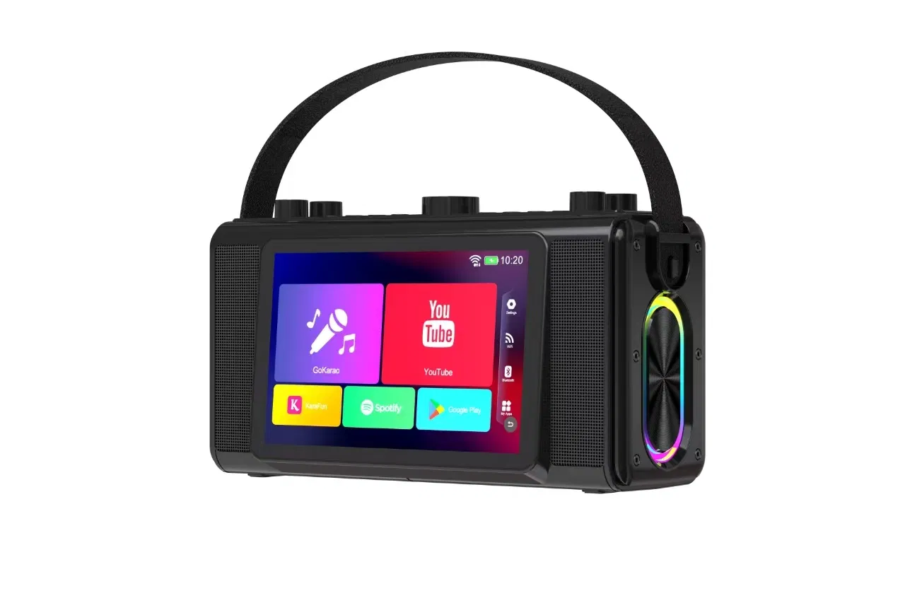 7'' Touch Screen Karaoke All-in-One Smart for Bluetooth Karaoke Machine Home KTV with Touch Screen New Outdoor Mobile Android System 2025