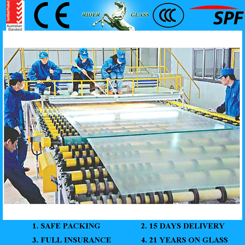 3-12mm Clear Building Window Safety Glass Solar Panel