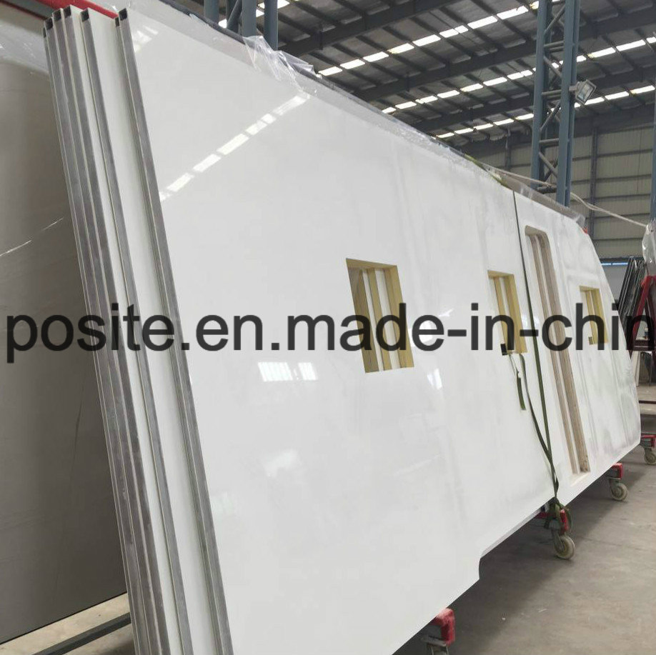One Piece Big Size Smooth Fiberglass Sandwich Composite Panel for Caravan Building