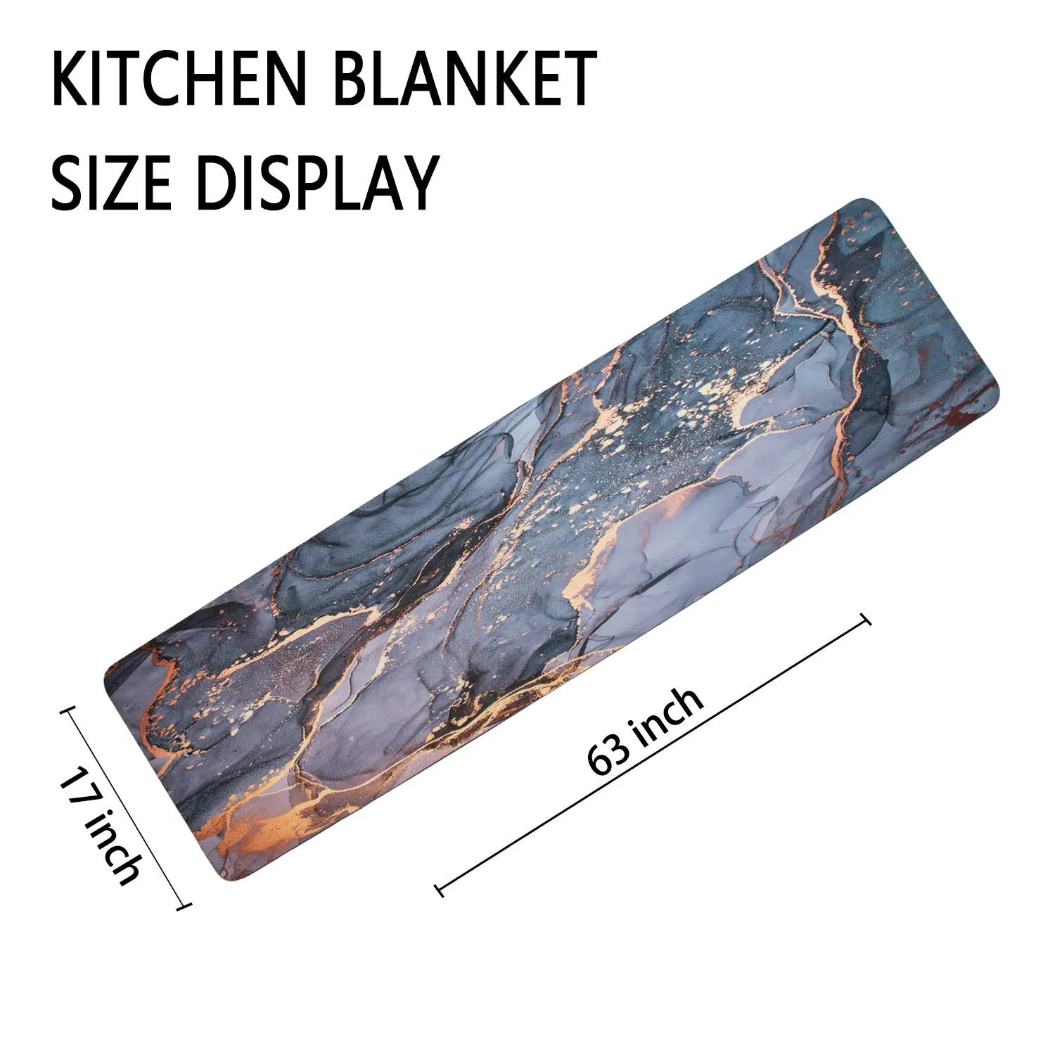 Customized Large 17"× 63" Absorbing Quick Dry Shower Bathtub Mat Kitchen Rug Non-Slip Rubber Soft Diatomite Bath Mat