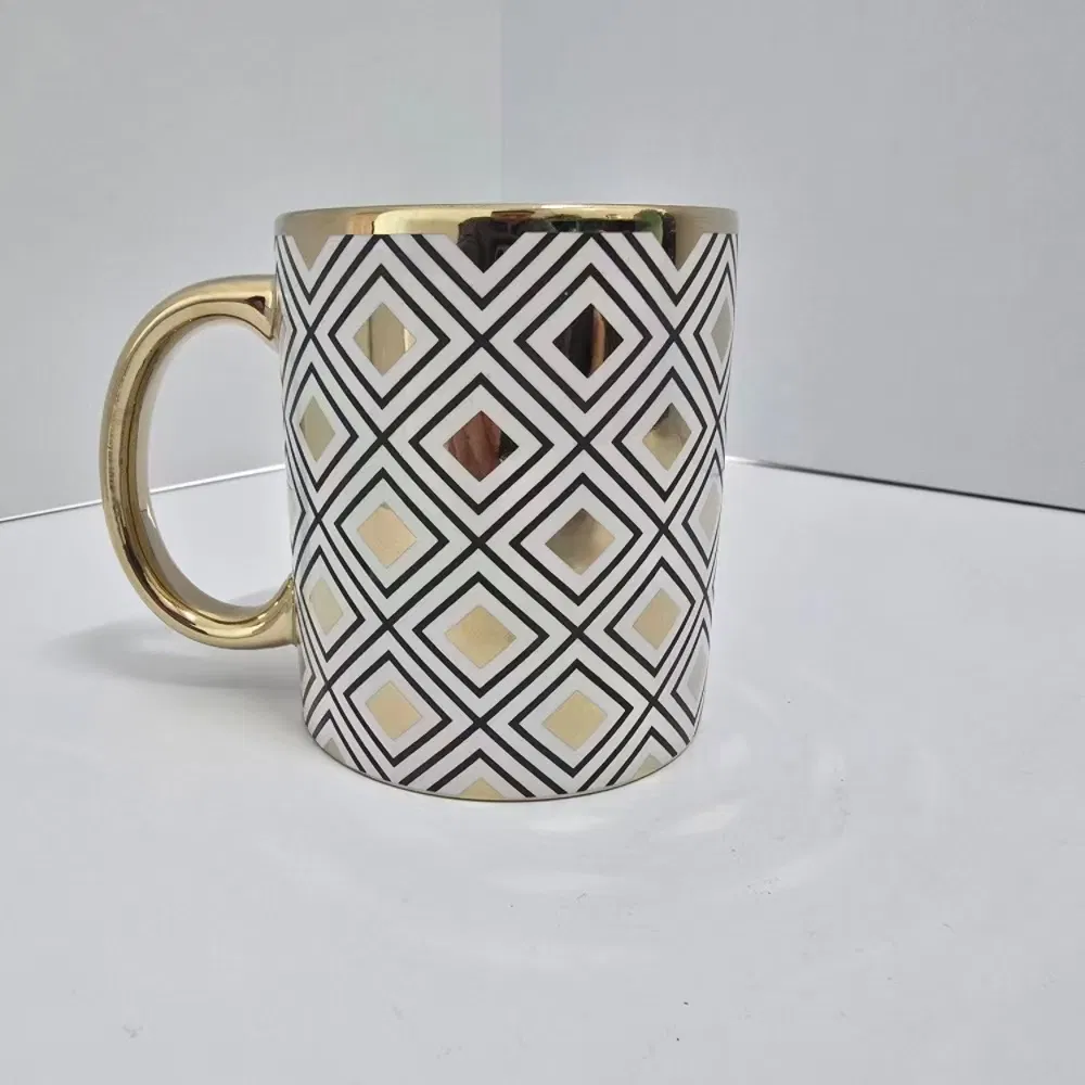 Shimmering Attractive Eye Catching Custom Coffee Tea Housewarming Welcome Gift Ceramic Mug