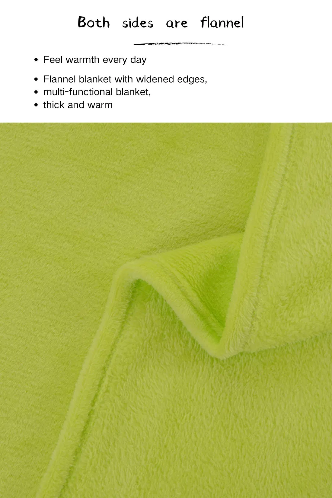 150X200cm Custom Flannel Fleece Blanket Thick Warm Polyester Plush Throw for Sofa Bed Gift