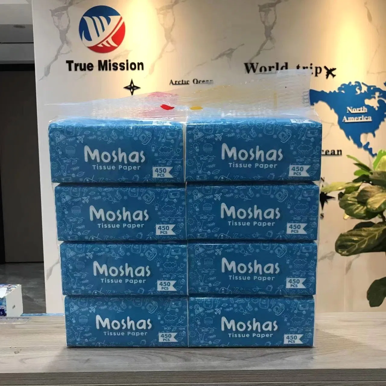 OEM Soft Disposable Family Use Cleaning Tissue Paper